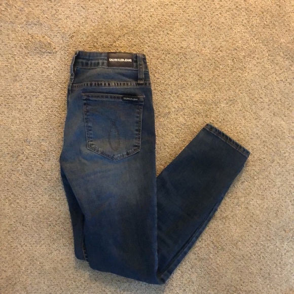 CalvinKlein Skinny Blue Jeans - Picture 3 of 4